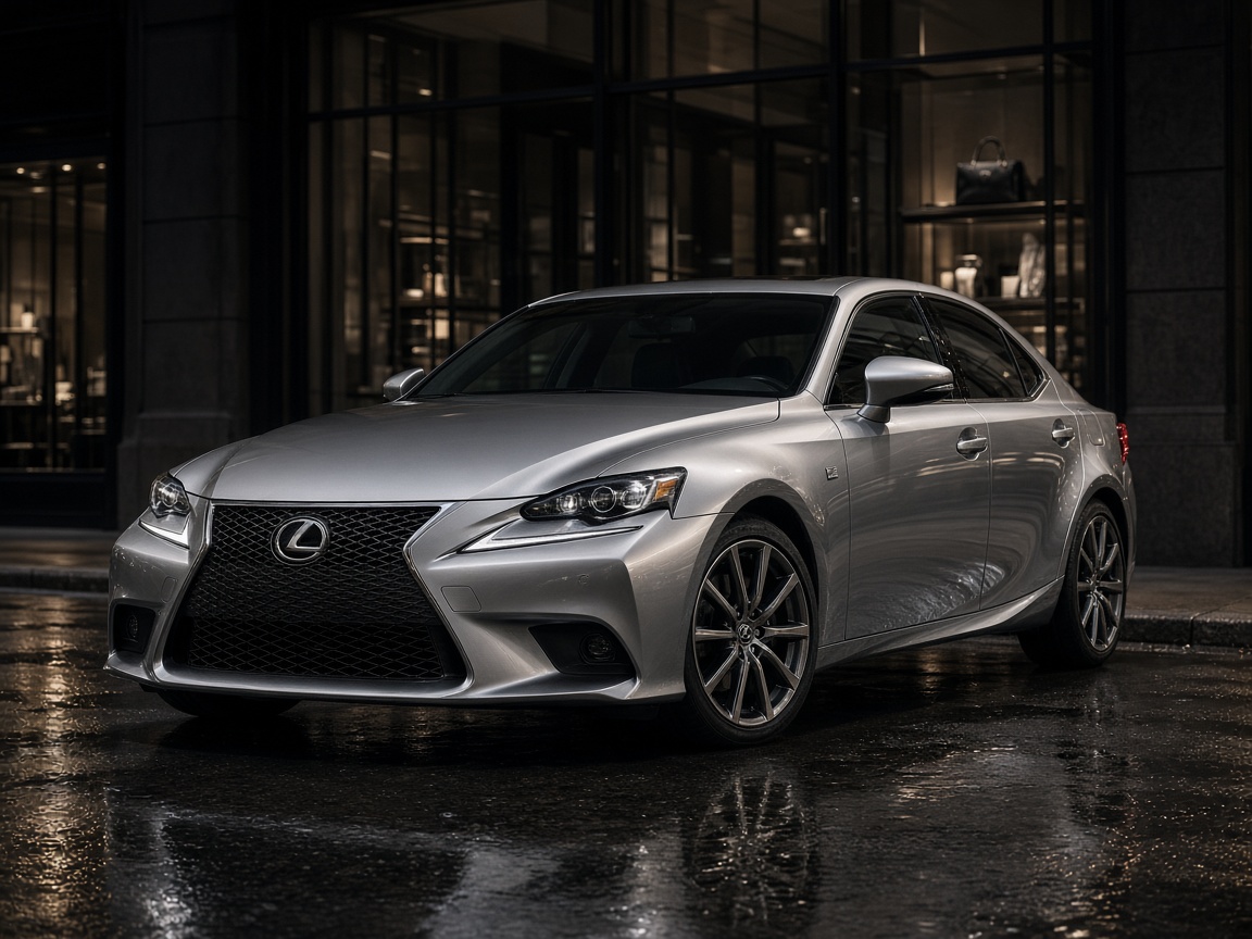 Lexus IS, 2014, серебристый