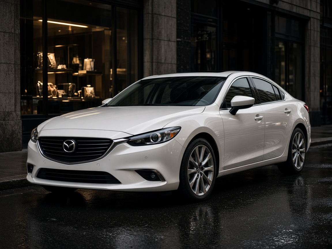 Mazda 6, 2015, белый