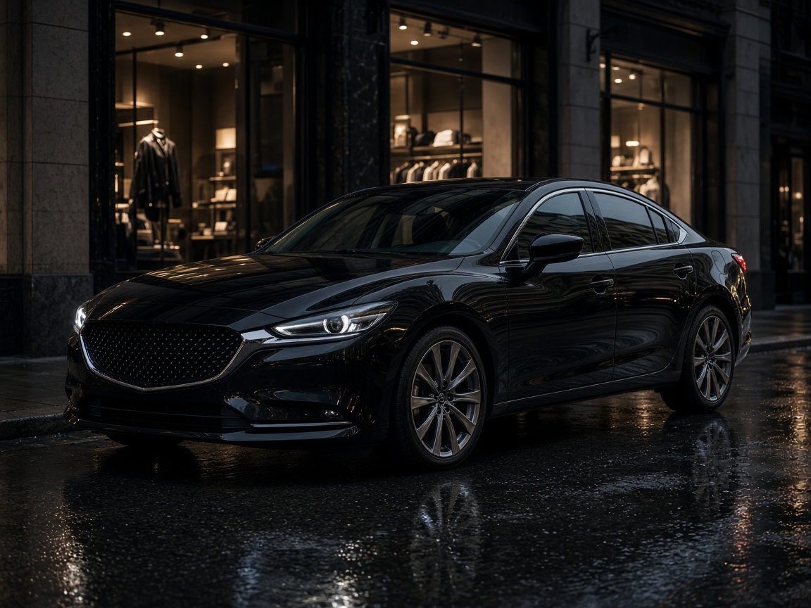 Mazda 6, 2018, чёрный