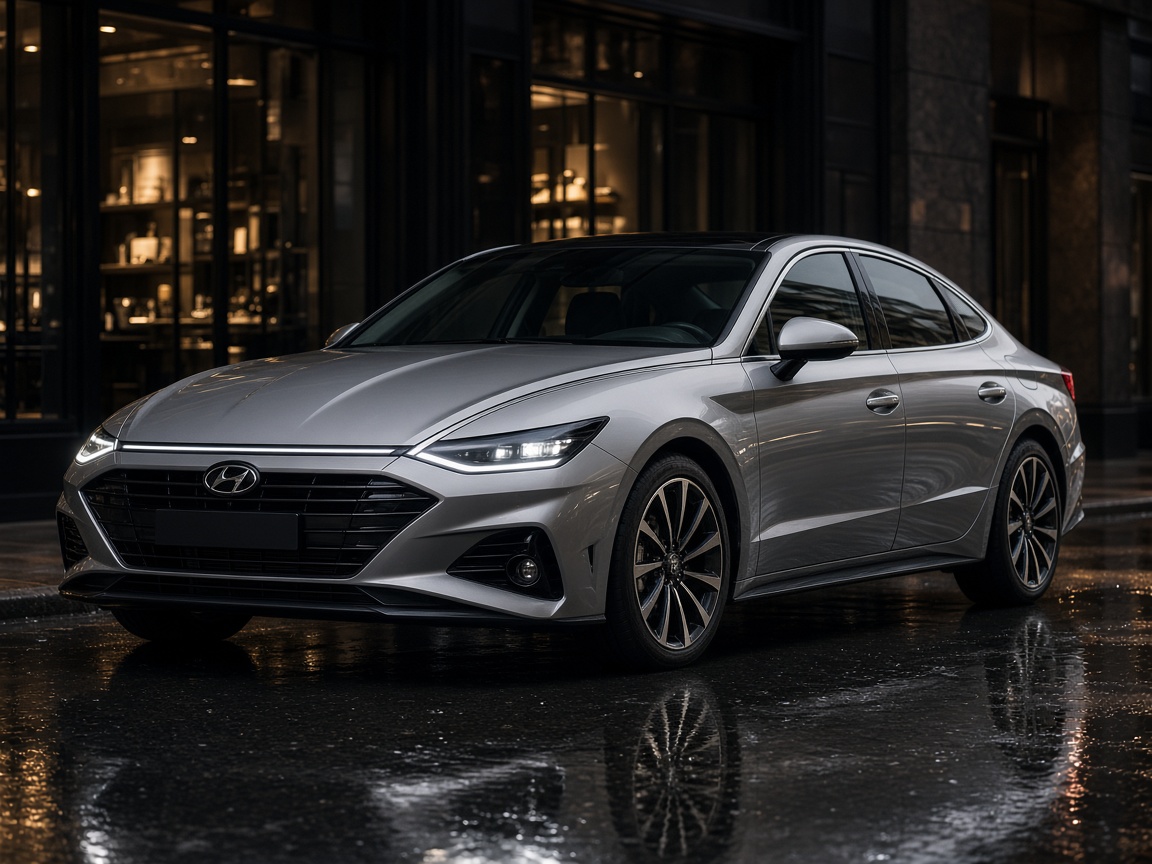 Hyundai Sonata, 2020, серый